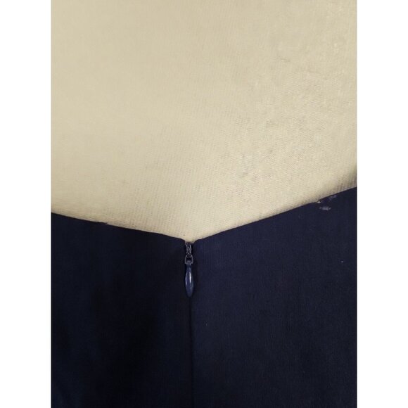 Womens Size 10 Fit-and-Flare Dress Blue Sleeveless Homeyee Zip Back Event New - Picture 8 of 8